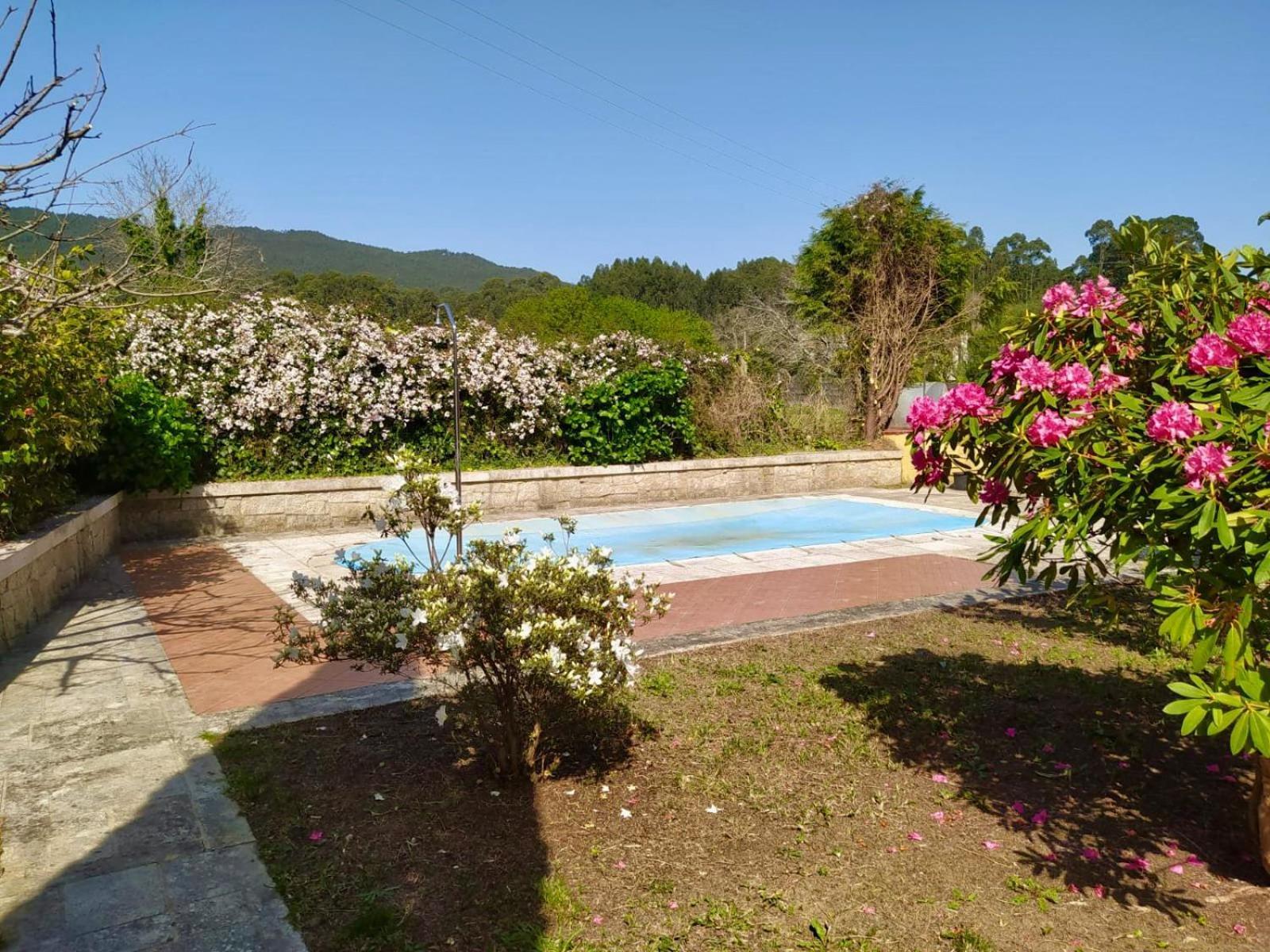 Apartamento Con Jardin Y Piscina Temporada Verano Privados Samieira Kültér fotó