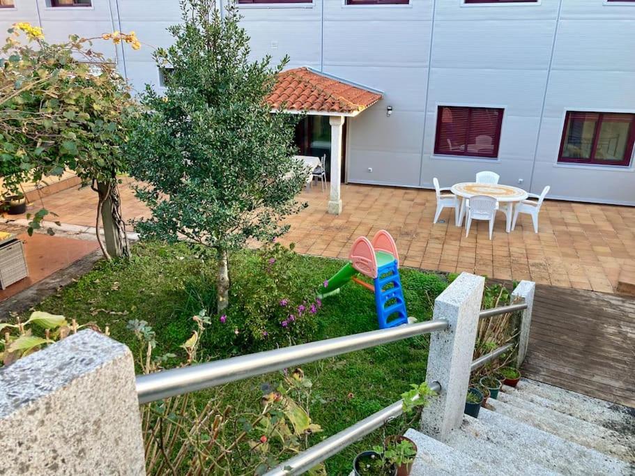 Apartamento Con Jardin Y Piscina Temporada Verano Privados Samieira Kültér fotó